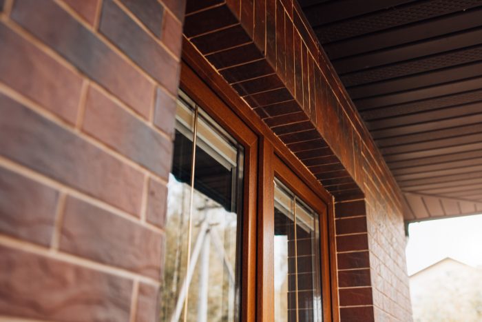 obloženie okna lícové tehly parapet vonkajší