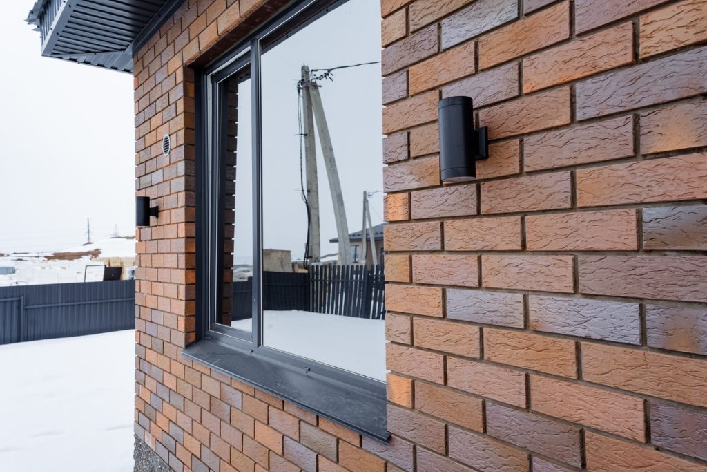 tehlový dom tehlová fasáda detail