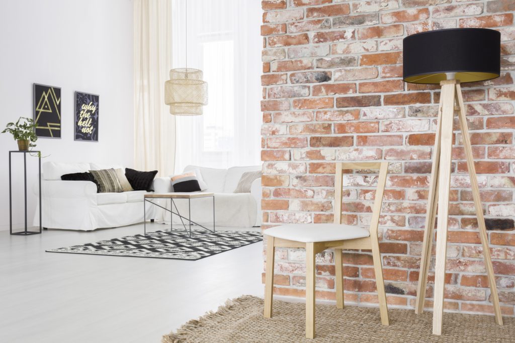 lícové tehly stena lícové tehly v interiéri