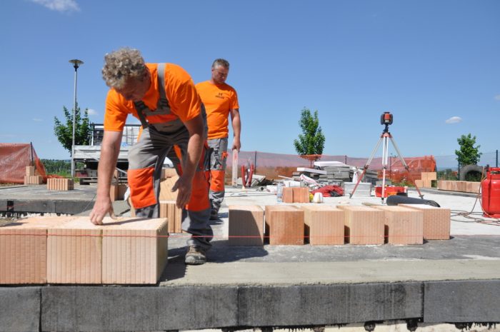 nosná stena murovanie