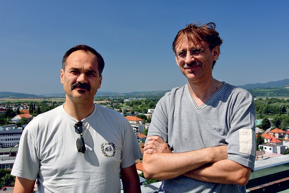 Ing. Peter Giga a Ing. arch. Juraj Šinka z architektonického ateliéru Neodomus.