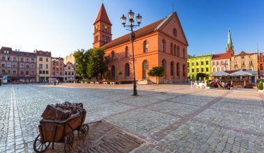 Mesto Toruň v Poľsku, rodisko Mikuláša Kopernika.