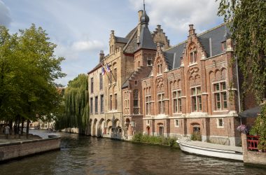 tehlová architektúra bruggy belgicko