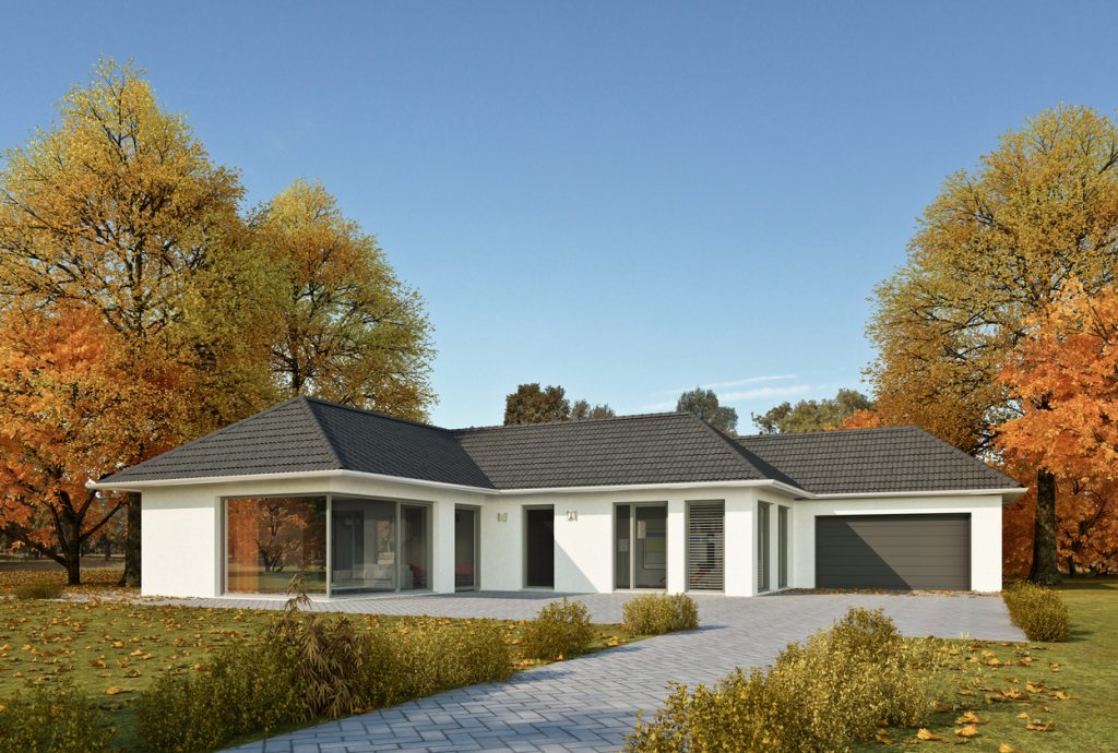 bungalov s garážou