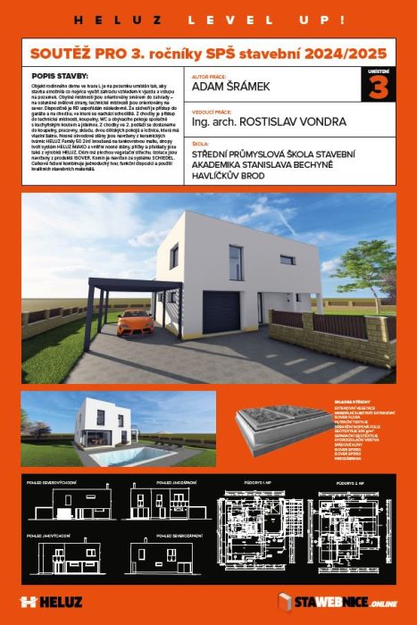 Adam Šrámek súťaž projekt 3. miesto