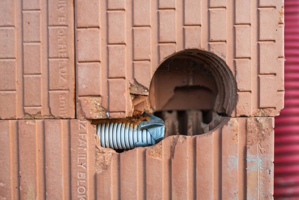 drážky pre elektrinu nevidiaci dom drážky pre elektroinštaláciu